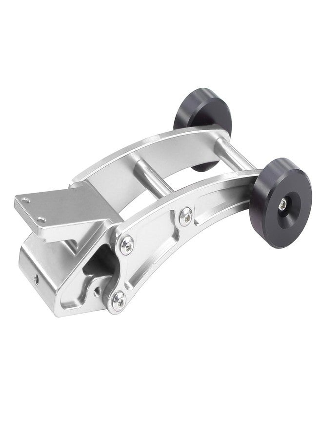 FACCNOY Adjustable Metal Wheelie Bar for 1/14 MJX Hyper Go 14210 14209 H14BM High Speed RC Brushless Remote Control Car Upgrades 14120 (Silver) - Image 2